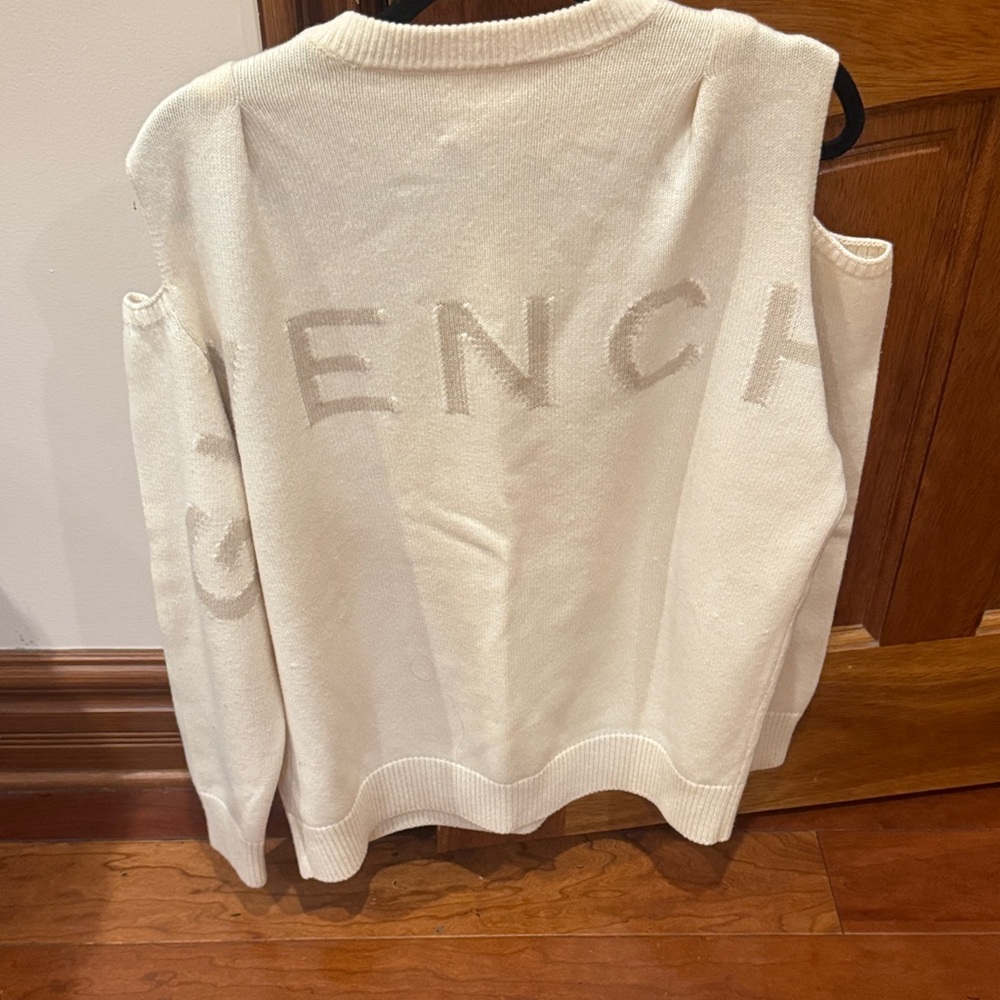 Givenchy Cream Sleeveless Top